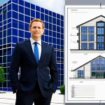 **

"A professional architect, fully clothed in business attire, standing in front of a modern building design blueprint, safe for work, appropriate content, perfect anatomy, natural proportions, professional, architectural rendering"

**