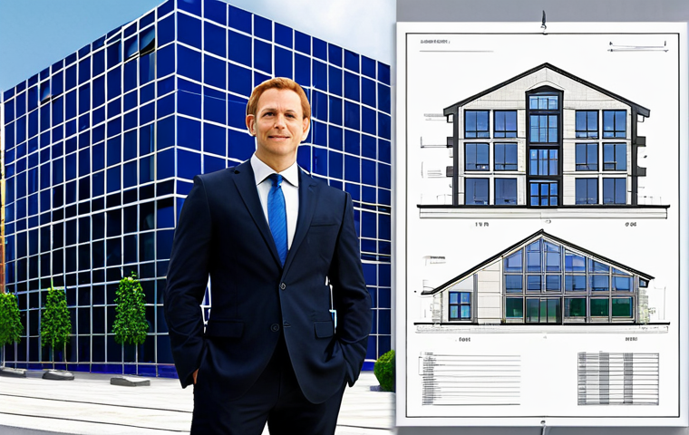 **

"A professional architect, fully clothed in business attire, standing in front of a modern building design blueprint, safe for work, appropriate content, perfect anatomy, natural proportions, professional, architectural rendering"

**