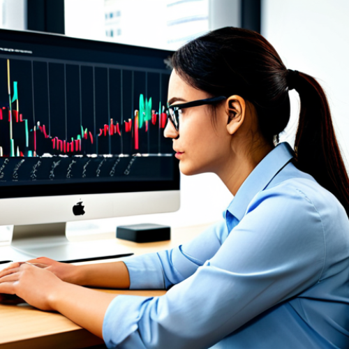 Home 14 **Prompt:** A data analyst wearing glasses and a professional blouse, sitting in front of a computer screen displaying social media sentiment analysis graphs. The office background is modern and bright, filled with charts and data visualizations. Focus on the expression of concentration. The scene should convey "safe for work", "appropriate content", "fully clothed", "professional". Include "perfect anatomy", "correct proportions", "natural pose", "well-formed hands", "proper finger count", and "natural body proportions" to ensure quality.