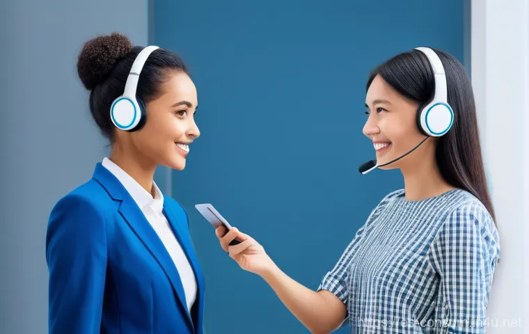소비자중심 경영 사례와 디지털 혁신 전략 연구와 분석 - **AI-Powered Customer Insight Visualization:**
    A futuristic, clean-tech workspace. A diverse tea...