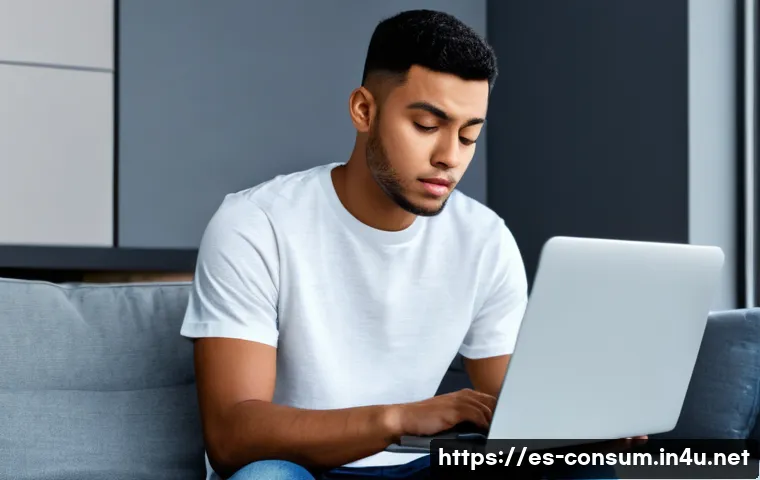 소비자 보호와 관련된 혁신적 연구와 사례 분석 - **Prompt:** "A young adult, diverse ethnicity, casually dressed in a modest t-shirt and jeans, sits ...
